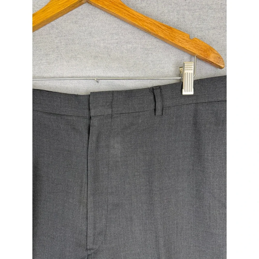 Brooks Brothers Makers Brooksease Mens Gray 100% Wool 2 Piece Suit 35x31 Vintage